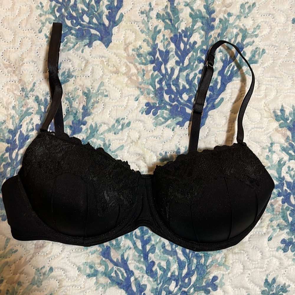 NEW Candies black balconette bra 34D